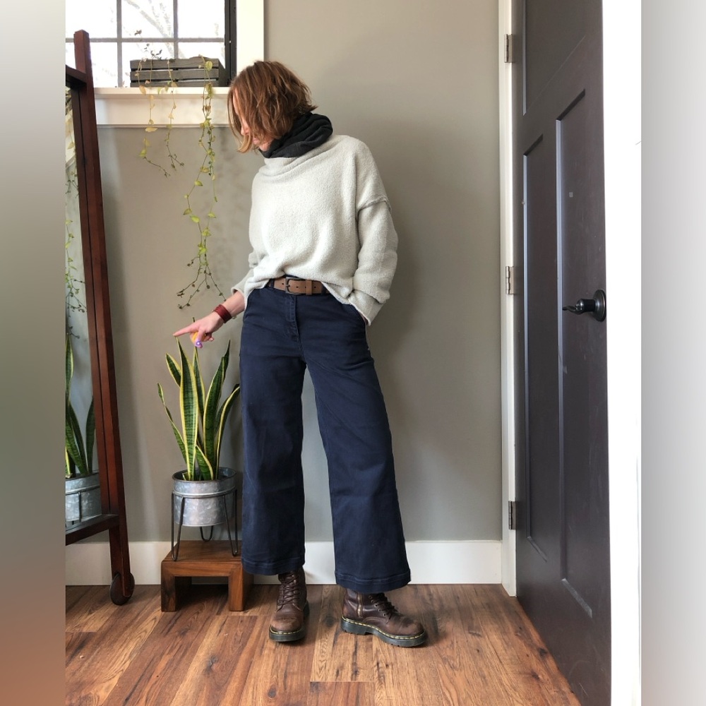 Gap High rise crop pants